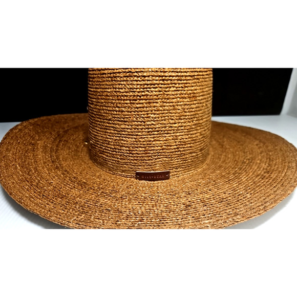 Will + Bear Austin Raffia Straw Hat - Brown Color Medium NEW - Picture 6 of 11